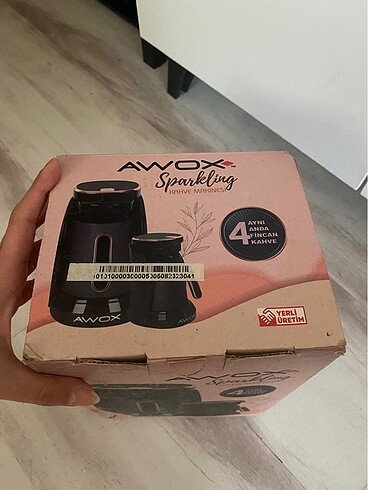 Awox Awox sparkling kahve makinesi mat krom