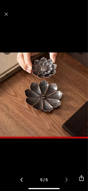 Beden altın Renk Lotus tütsülük,çubuk tütsülük