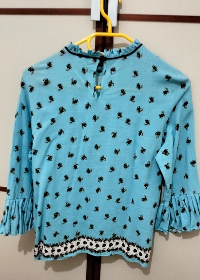 Yarım kollu bluz  - Görsel 2