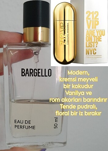 Bargello 126 Carolina Herrera 212 Vip Kadın Parfüm Muadili
