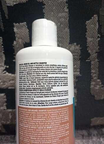 Diğer Dr. Clinic Şampuan Argan Yağı ve Isırgan Otu