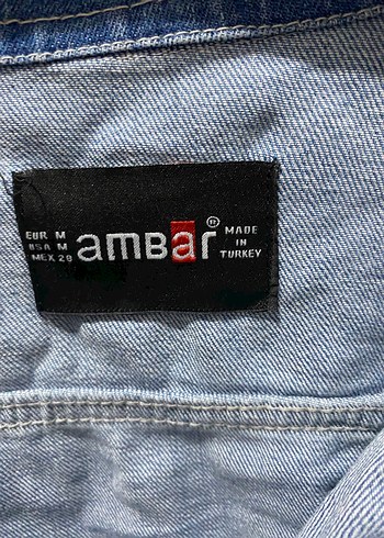 Mavi Düğmeli Kadın Kot Ceket - Görsel 3