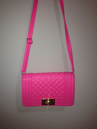 NEON PEMBE ÇANTA