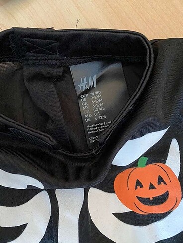 H&M İskelet Kostümü