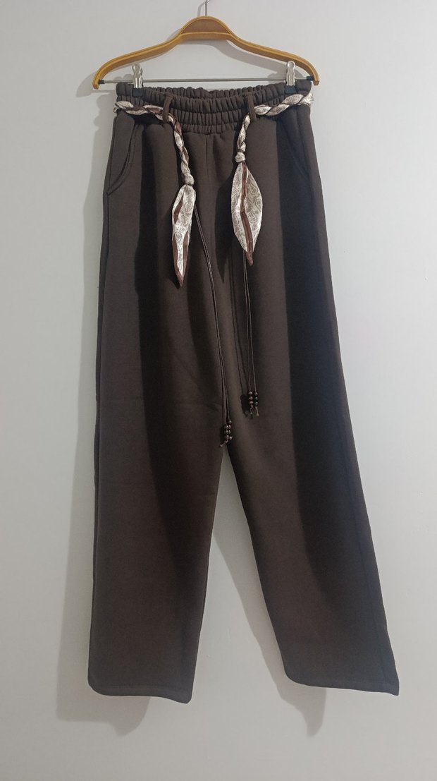 Kemer detaylı pantolon - Görsel 3