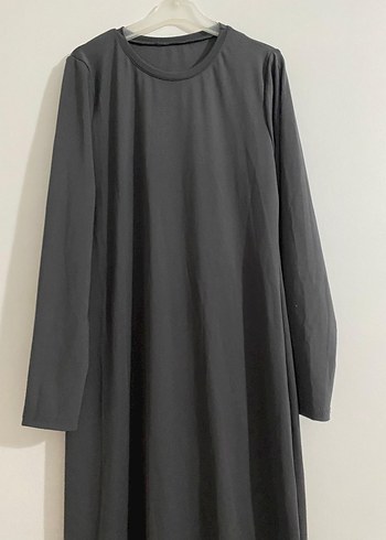 Antrasit penye elbise - Görsel 3