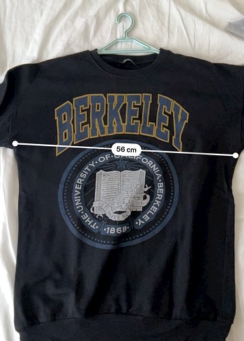 Siyah Berkeley Baskılı Sweatshirt - Görsel 3