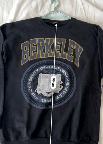 Siyah Berkeley Baskılı Sweatshirt - Görsel 2