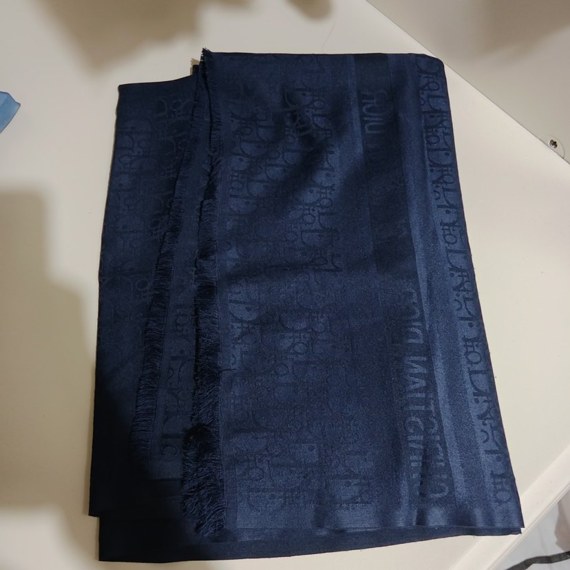 Renkli Retro Kadın İpek Şal - Görsel 3