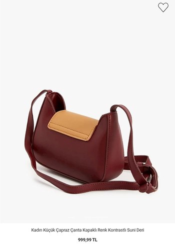 Bordo Kapaklı Kadın Deri Çapraz Çanta - Görsel 3
