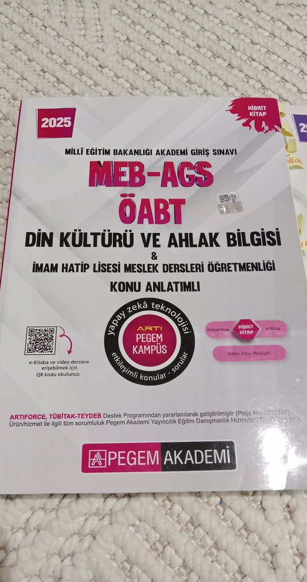2025 MEB-AGS ÖABT Din Kültürü ve Ahlak Bilgisi Kitapları - Görsel 2