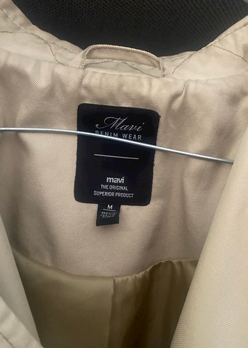 Bej Midi Trençkot, Kemerli, Regular Fit - Görsel 4