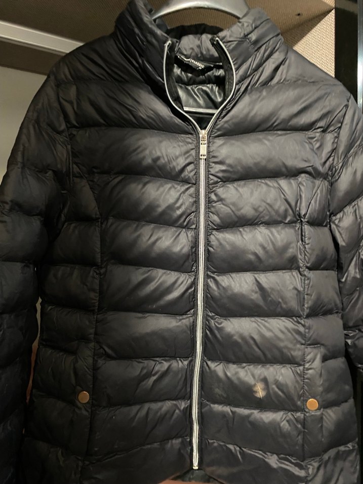 Kadın Siyah Kısa Fermuarlı Mont - Görsel 4