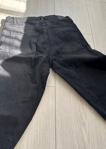 11-12 Yaş Beden gri Renk Erkek çocuk Gri Midi Boy erkek Denim Jean Pantolon