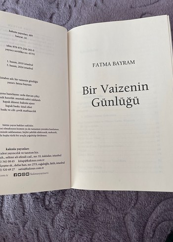 Bir Vaizenin Günlüğü - Fatma Bayram