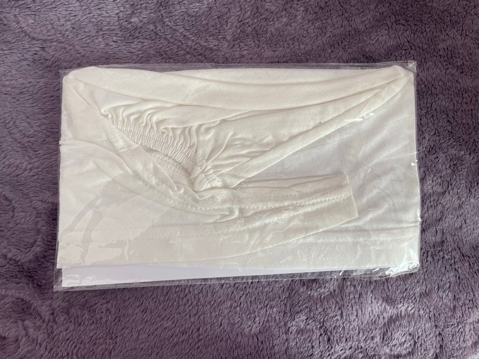 KREM RENGİ BAĞCIKLI BONE - Görsel 2