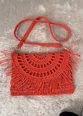 Diğer KAĞIT İP HASIR CLUTCH / ÇAPRAZ ASKILI