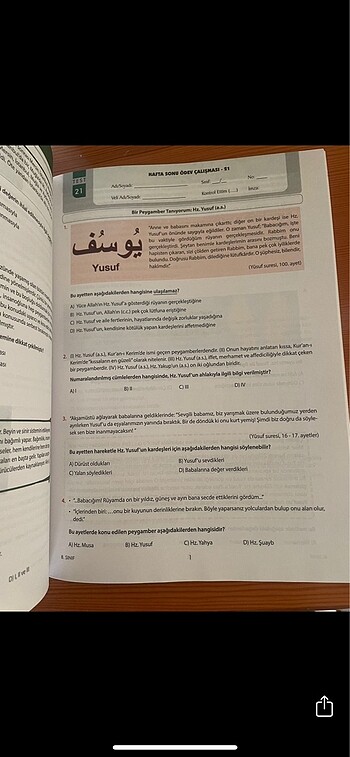 8.SINIF DİKAB SORU BANKASI - Görsel 7