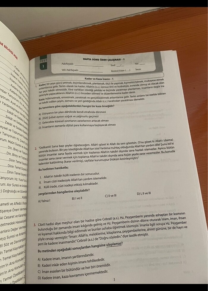 8.SINIF DİKAB SORU BANKASI - Görsel 5