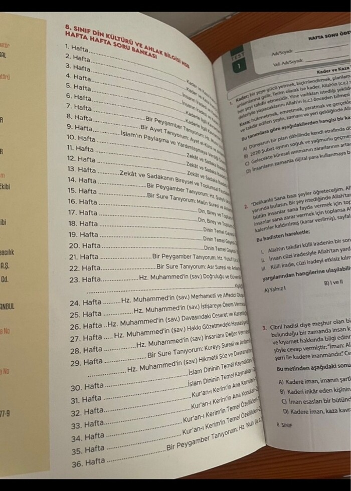 8.SINIF DİKAB SORU BANKASI - Görsel 3