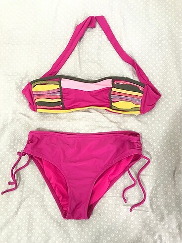 Penti pembe bikini takımı büzgülü TAKIM FİYATIDIR