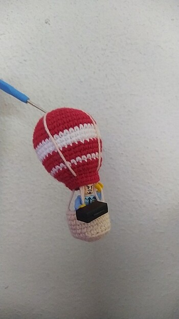 diğer Beden kırmızı Renk Amigurumi ucan balon