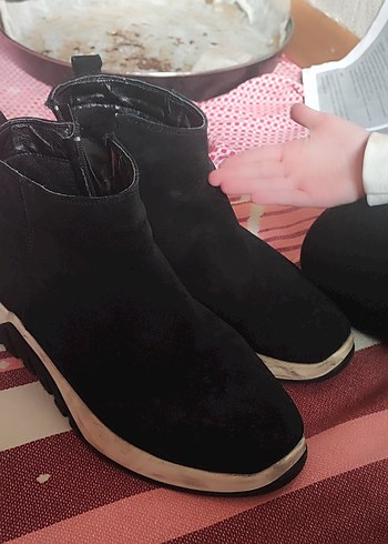 Siyah Gri Dolgu Topuklu erkek bot - Görsel 5