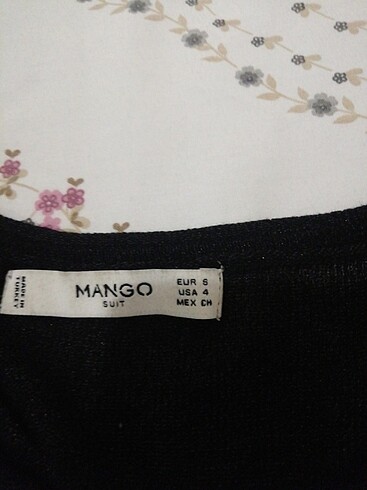 38 Beden siyah Renk Mango kadın bluz