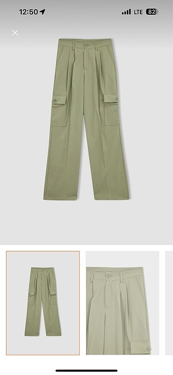 Defacto Kargo fit geniş paça pantolon
