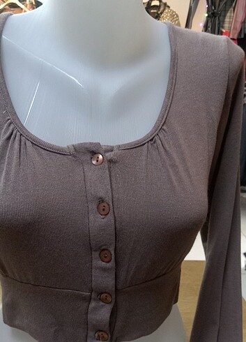 s Beden Yeni sezon crop bolero bluz 