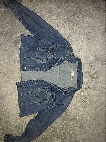 Crop kot ceket
