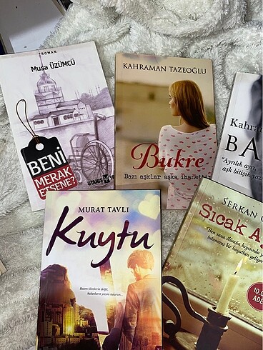  Beden Renk 5 KİTAP ROMANTİK SET (bukte kuytu başka sıcak ayaz)