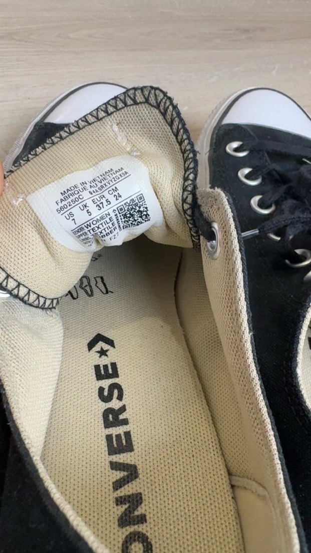 Siyah Converse All Star Sneaker — görsel 3/4