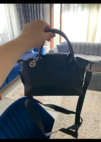 Siyah Deri Kadın Omuz Çantası - Görsel 3