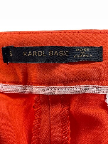 s Beden turuncu Renk PreLoved Kumaş Pantolon %70 İndirimli.