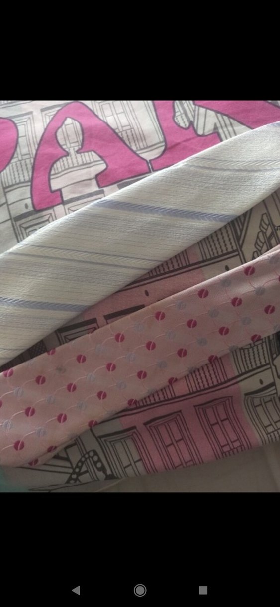 mavi gri çizgili çocuk Kravat - Görsel 5