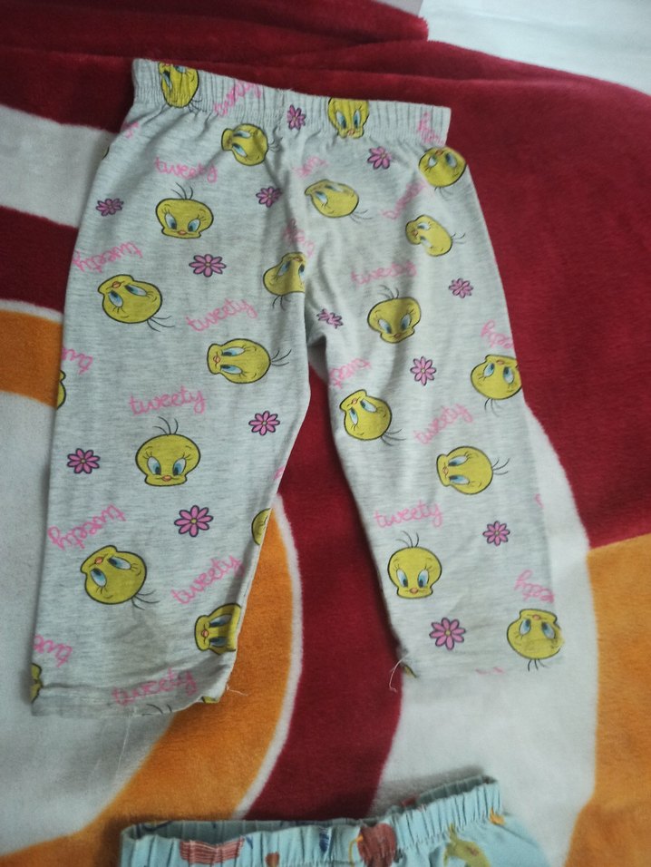 Çocuklar için Renkli Desenli kısa tayt - Görsel 5