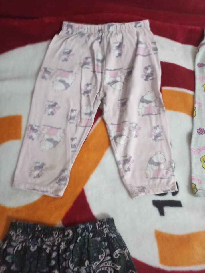 Çocuklar için Renkli Desenli kısa tayt - Görsel 3