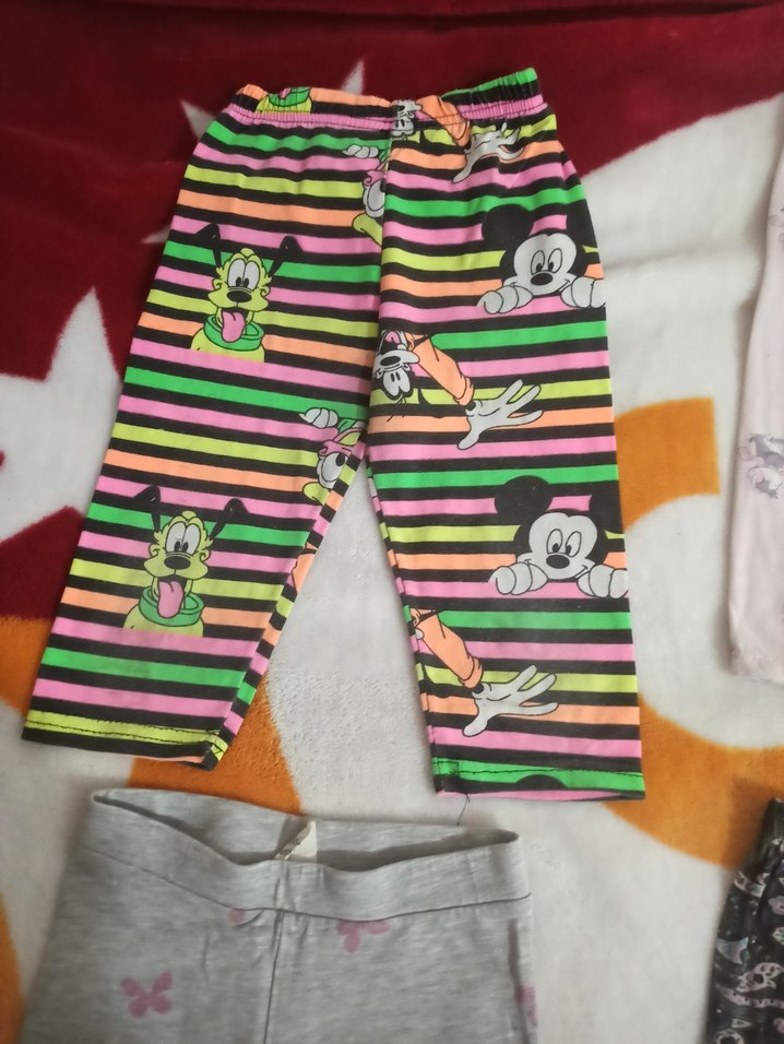 Çocuklar için Renkli Desenli kısa tayt - Görsel 4