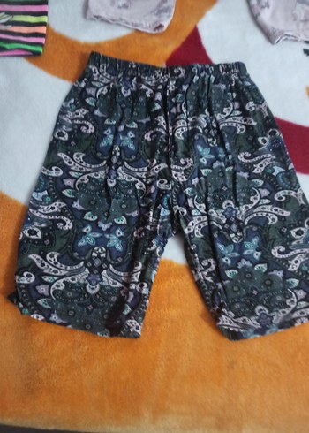 Kız Çocuk Gri Pamuklu Tayt - Görsel 2