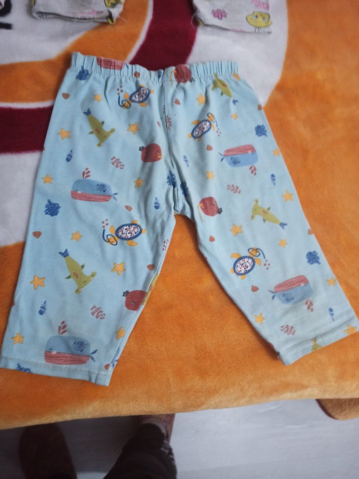 Tweety Baskılı Gri Kız kısa Tayt - Görsel 4