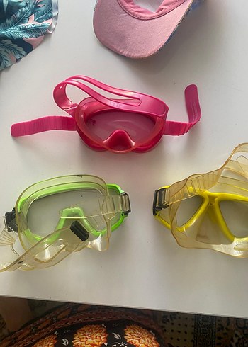 Yılan Desenli Yeşil Yüzme Gözlüğü - Görsel 4