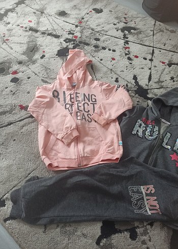 Gri Payetli Uzun Kollu Takım - Görsel 4