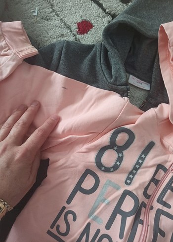 Gri Payetli Uzun Kollu Takım - Görsel 6