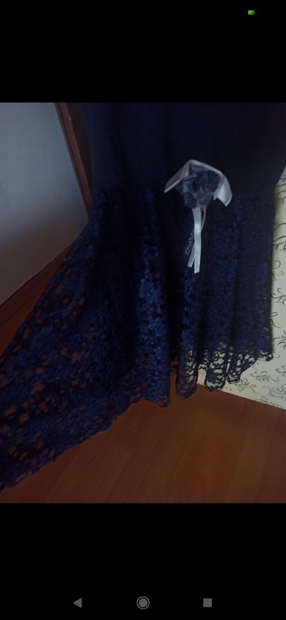 Kız Çocuk Lacivert Dantelli - Görsel 2