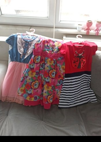 Yıldız Detaylı Bohem Kız Elbisesi - Görsel 7