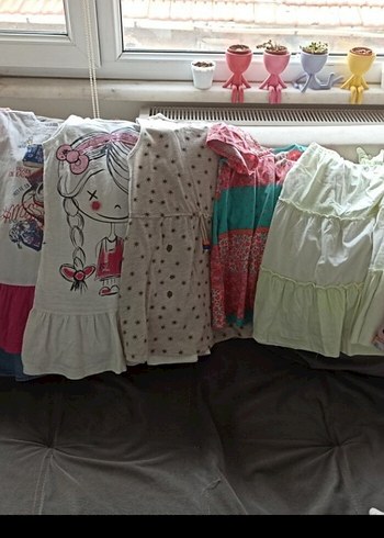 Yıldız Detaylı Bohem Kız Elbisesi - Görsel 6