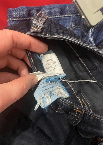 Molly M Girly Vintage Indigo Jean Pantolon - Görsel 10