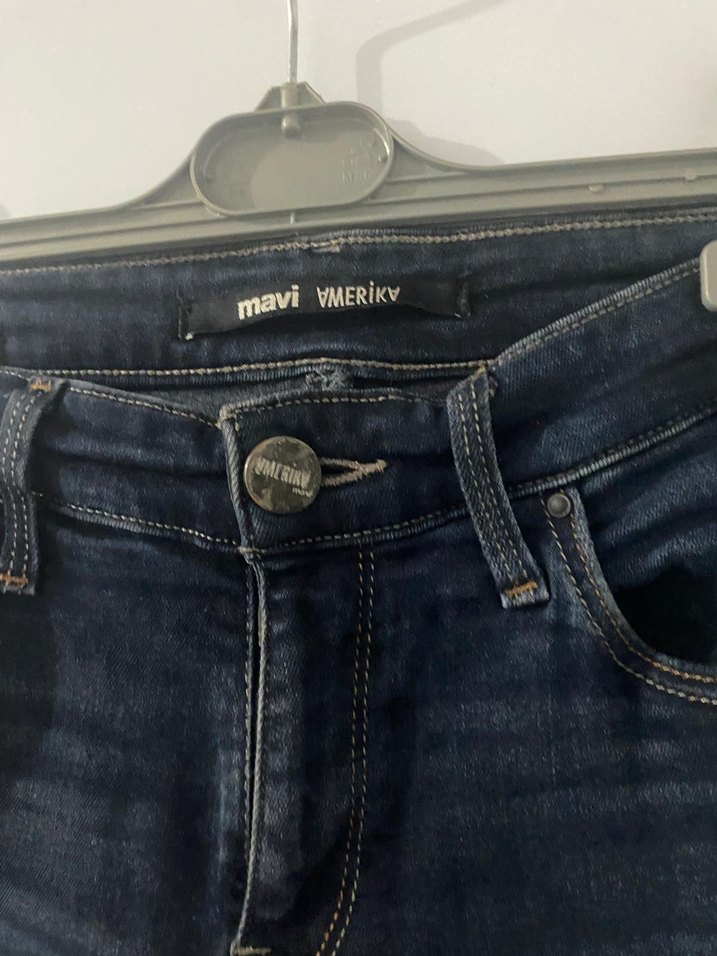 Molly M Girly Vintage Indigo Jean Pantolon - Görsel 2