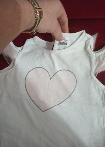 Beyaz kedi Baskılı Kısa Kollu Tişört - Görsel 4